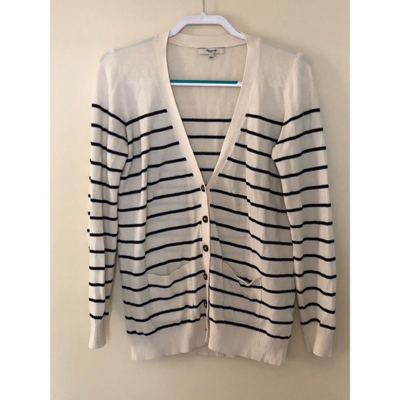 Madewell Sweaters - Madewell Striped Cardigan